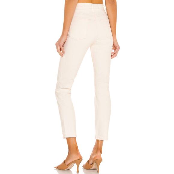 RE/DONE Orginal retro  90s High Rise Ankle Crop in Vintage White 31 (US L 8/10) - Picture 2 of 10